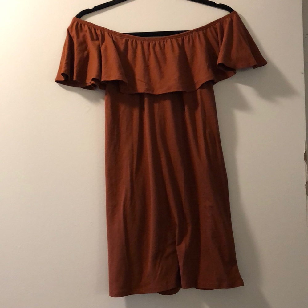 Off the shoulder dress